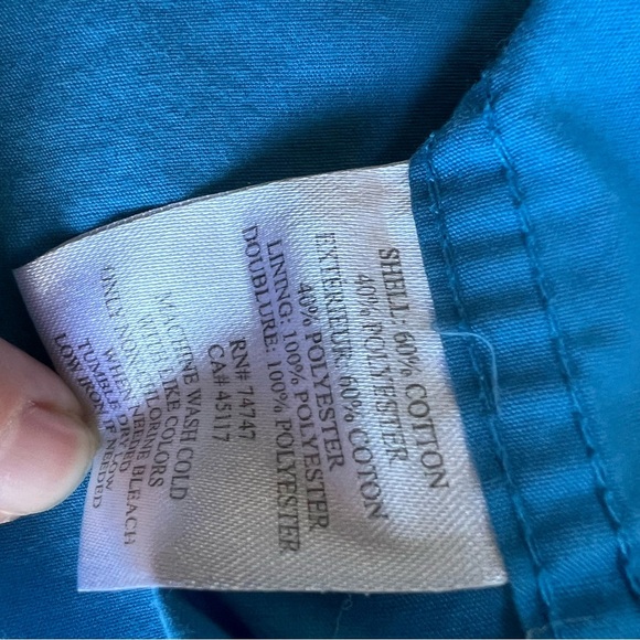 Red Head Brand Blue Button Down Vented Fishing Shirt Size 2XL - Picture 6 of 6